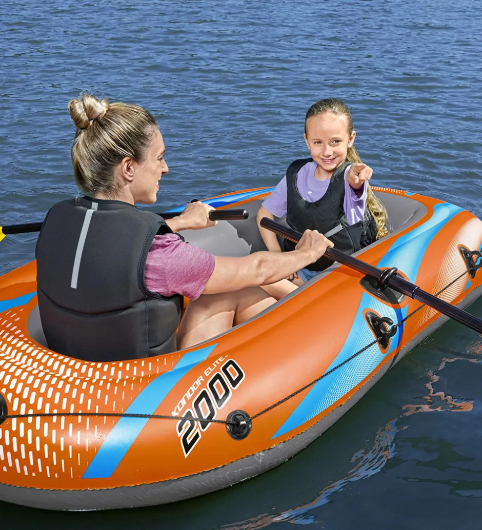 Vandleg*Bestway Gummibåd - 196 x 106 cm - Kondor Elite 2000