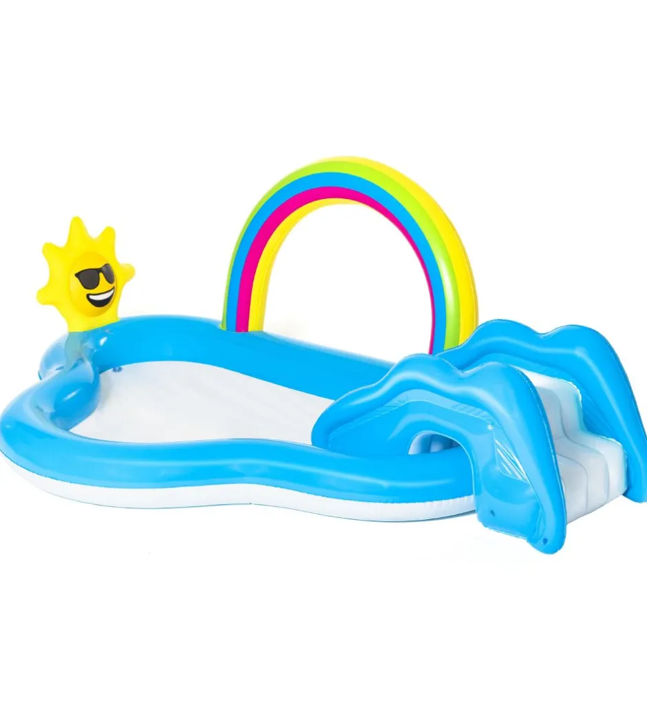 Bestway Legebassin - Rainbow N' Shine - 2.57mx1.45mx91cm