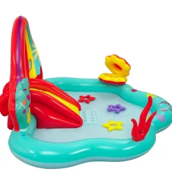Vandleg|Badebassin*Bestway Legebassin - 221x193x117 cm - Disney - Den Lille Havfrue