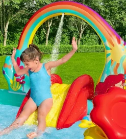 Vandleg|Badebassin*Bestway Legebassin - 221x193x117 cm - Disney - Den Lille Havfrue