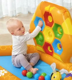 Vandleg|Badebassin*Bestway Legebassin m. Bolde - 127 x 119 cm - Lil' Beehive