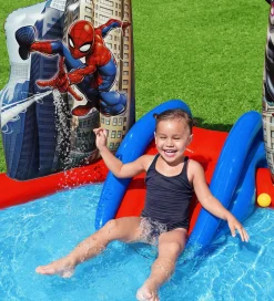 Vandleg|Badebassin*Bestway Legebassin m. Tilbehør - 211 x 206 cm - Spider-Man