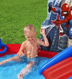Vandleg|Badebassin*Bestway Legebassin m. Tilbehør - 211 x 206 cm - Spider-Man