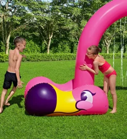 Vandleg*Bestway Oppustelig Sprinkler - 340x110x193 cm - Flamingo