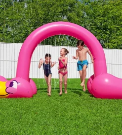 Vandleg*Bestway Oppustelig Sprinkler - 340x110x193 cm - Flamingo
