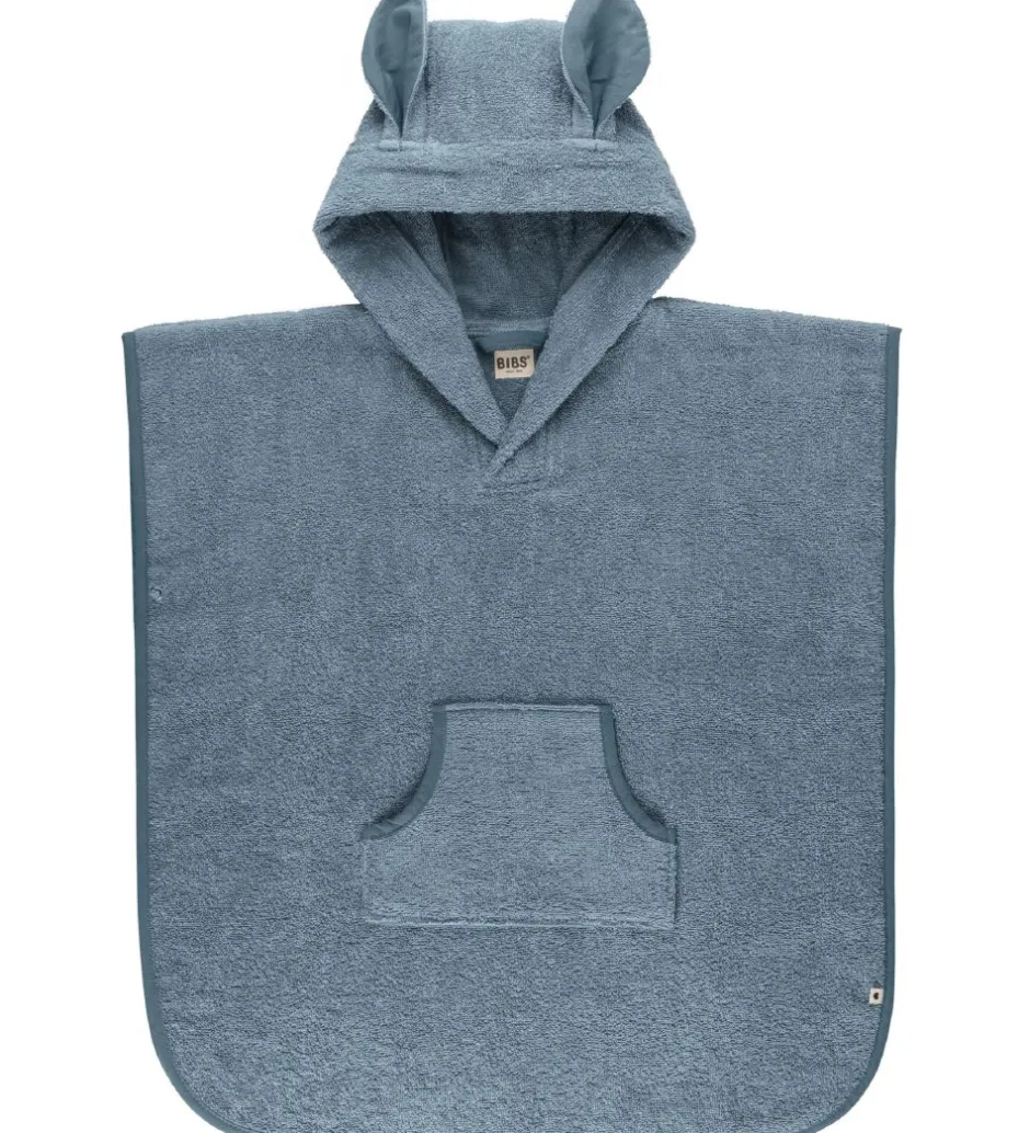 Babyhåndklæde- Og Poncho|Håndklæder*BIBS Badeponcho - 60x55 cm - Kangaroo - Petrol