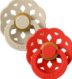 Sutter*BIBS Boheme Natsutter - Str. 1 - 2-pak - Rund - Vanilla/Candy Ap