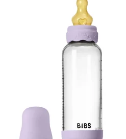 Amning|Sutteflasker*BIBS Boheme Sutteflaske - 240 ml - Glas/Naturgummi - Violet Sky