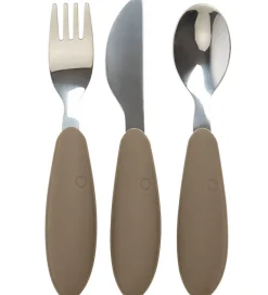 Børnebestik*BIBS Børnebestik - 3-Pak - Dark Oak