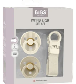 Sutter*BIBS Colour Gavesæt - Sutter/Suttesnor - Str. 1 - Ivory