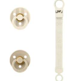 Sutter*BIBS Colour Gavesæt - Sutter/Suttesnor - Str. 1 - Ivory