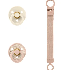 BIBS Colour Gavesæt - Sutter/Suttesnor - Str. 1 - Blush