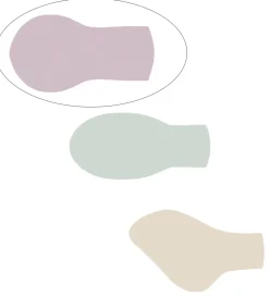 Sutter*BIBS Colour Sutter - Str. 1 - 2-pak - Rund - Petal/Plum