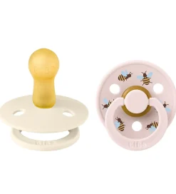 Sutter*BIBS Colour Sutter - Str. 2 - 2-pak - Rund - Ivory Mix