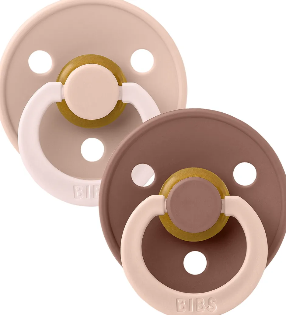 Sutter*BIBS Colour Sutter - Str. 3 - 2-pak - Rund - Blush Woodchuck