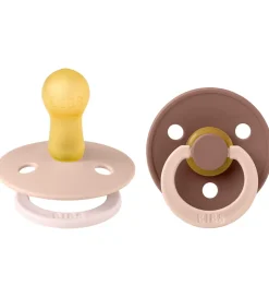 Sutter*BIBS Colour Sutter - Str. 2 - 2-pak - Rund - Blush Woodchuck Mix