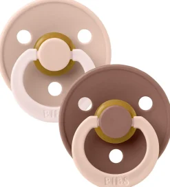Sutter*BIBS Colour Sutter - Str. 2 - 2-pak - Rund - Blush Woodchuck Mix