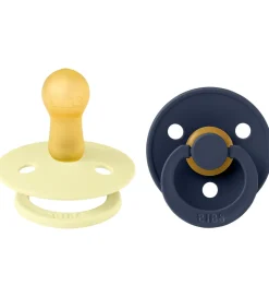 Sutter*BIBS Colour Sutter - Str. 2 - 2-pak - Rund - Luna/Deep Space