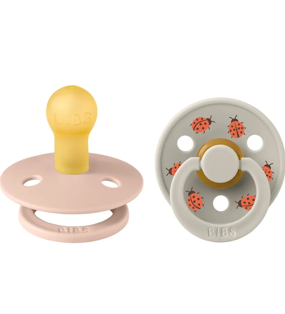 Sutter*BIBS Colour Sutter - Str. 1 - 2-pak - Rund - Blush Mix