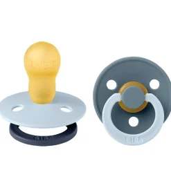 Sutter*BIBS Colour Sutter - Str. 3 - 2-pak - Rund - Baby Blue Petrol