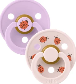 BIBS Colour Sutter - Str. 2 - 2-pak - Rund - Violet Sky Mix
