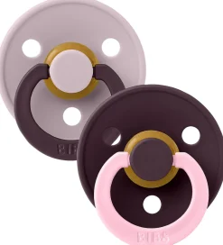 Sutter*BIBS Colour Sutter - Str. 1 - 2-pak - Rund - Dusky Lilac Plum