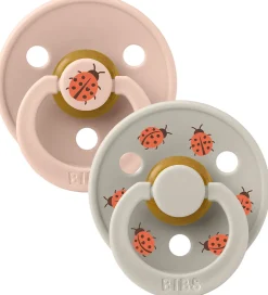 BIBS Colour Sutter - Str. 2 - 2-pak - Rund - Blush Mix