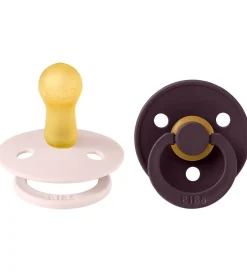 Sutter*BIBS Colour Sutter - Str. 2 - 2-pak - Rund - Petal/Plum