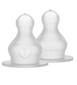 Sutteflasker|Amning*BIBS Flaskesut - 2-pak - Medium Flow - Silicone