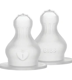 Sutter|Sutteflasker*BIBS Flaskesutter - 2-pak - Thick Flow - Silikone