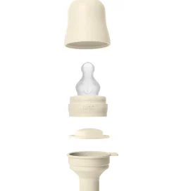 BIBS Sutteflaske - 150 ml - PP/Silikone - Ivory