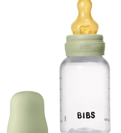 Sutteflasker|Amning*BIBS Sutteflaske - 150 ml - PP/Naturgummi - Sage