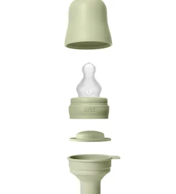 Sutteflasker|Amning*BIBS Sutteflaske - 270 ml - PP/Silikone - Sage