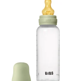 Sutteflasker|Amning*BIBS Sutteflaske - 270 ml - PP/Naturgummi - Sage