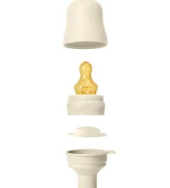 BIBS Sutteflaske - 270 ml - PP/Naturgummi - Ivory