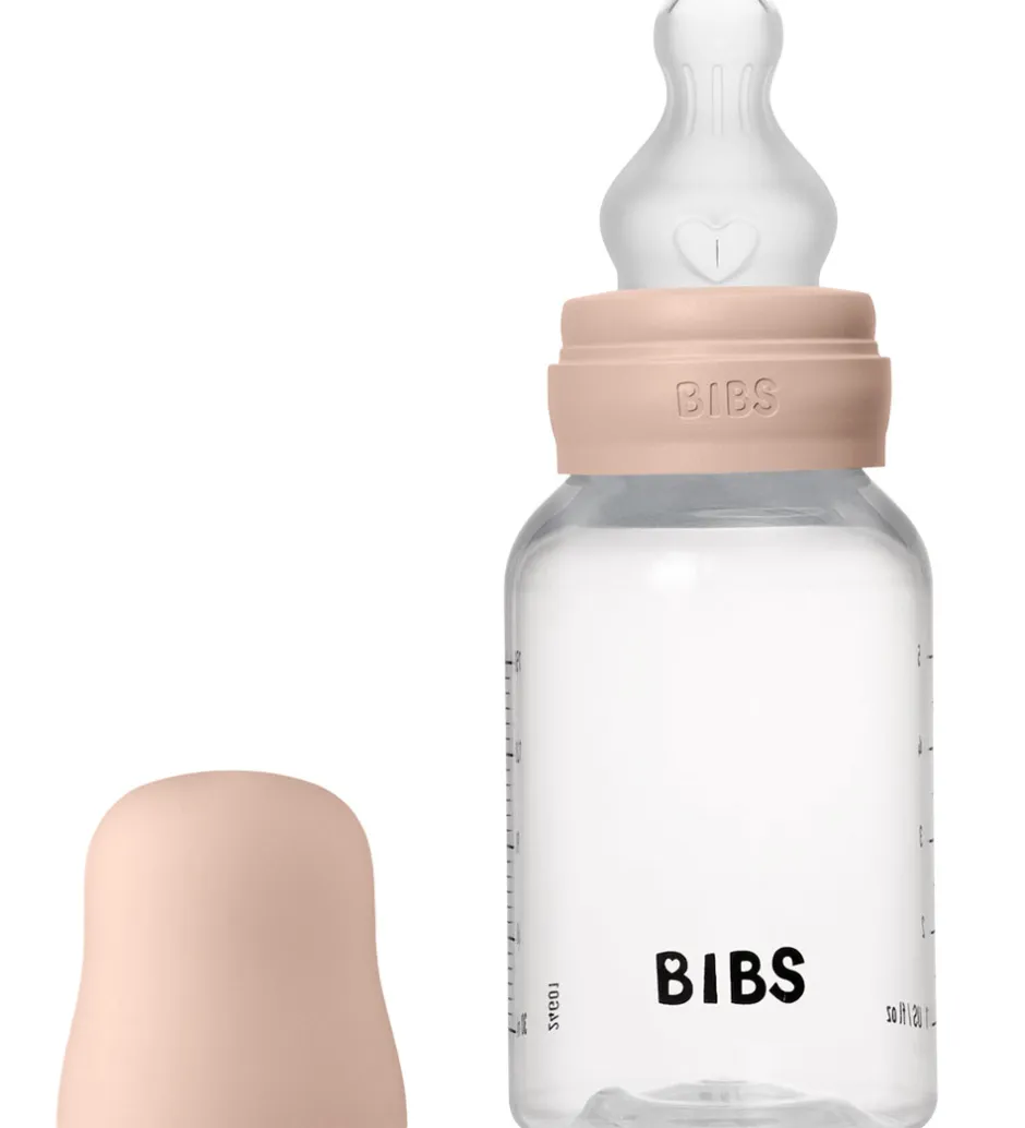 BIBS Sutteflaske - 150 ml - PP/Silikone - Blush