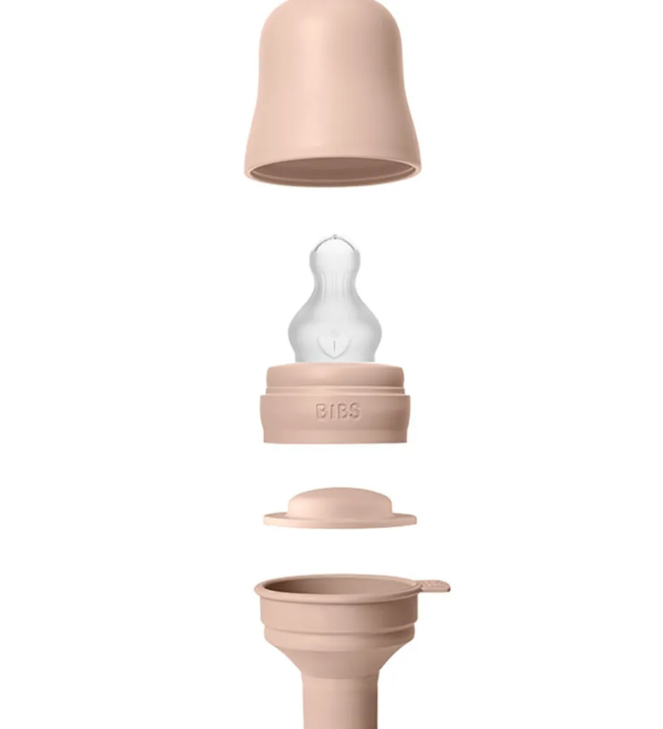 BIBS Sutteflaske - 150 ml - PP/Silikone - Blush