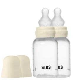 Sutteflasker|Amning*BIBS Sutteflaske - 2-pak - 150 ml - PP/Silikone - Ivory