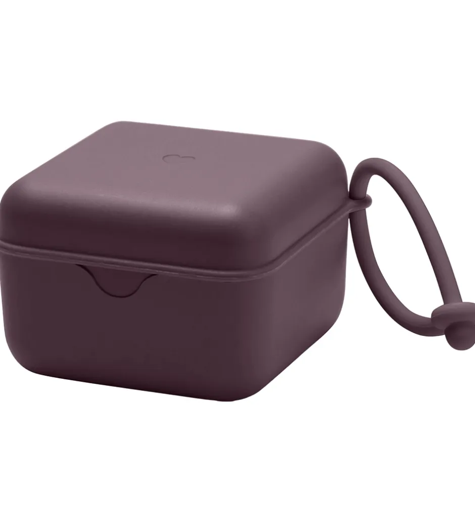 Bokse Og Kasser|Opbevaring*BIBS X Liberty Sutteboks - 7x7 cm - Plum