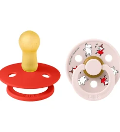 Sutter*BIBS x Moomin Colour Sutter - Str. 2 - 2-pak - Candy Apple Mix