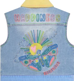 Børn Billieblush Denimvest - Double Stone