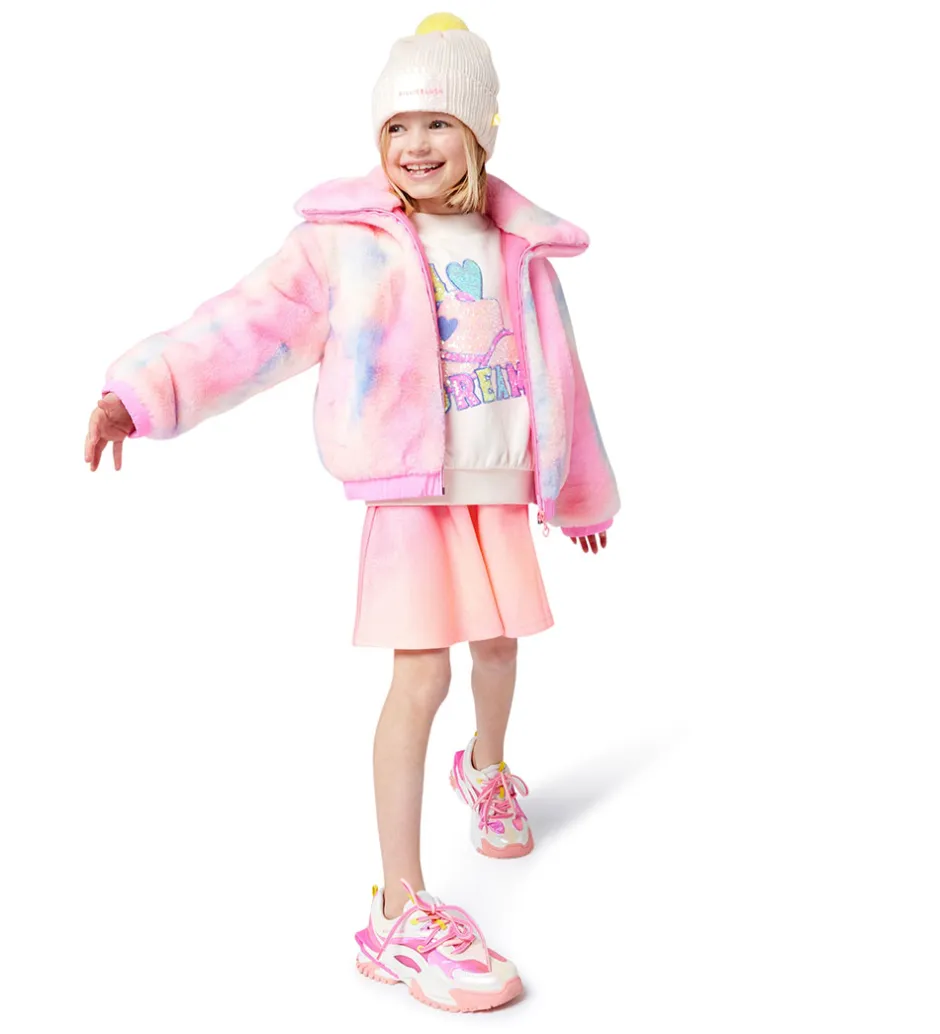Overgangsjakker*Billieblush Jakke - Imiteret Pels - Pink