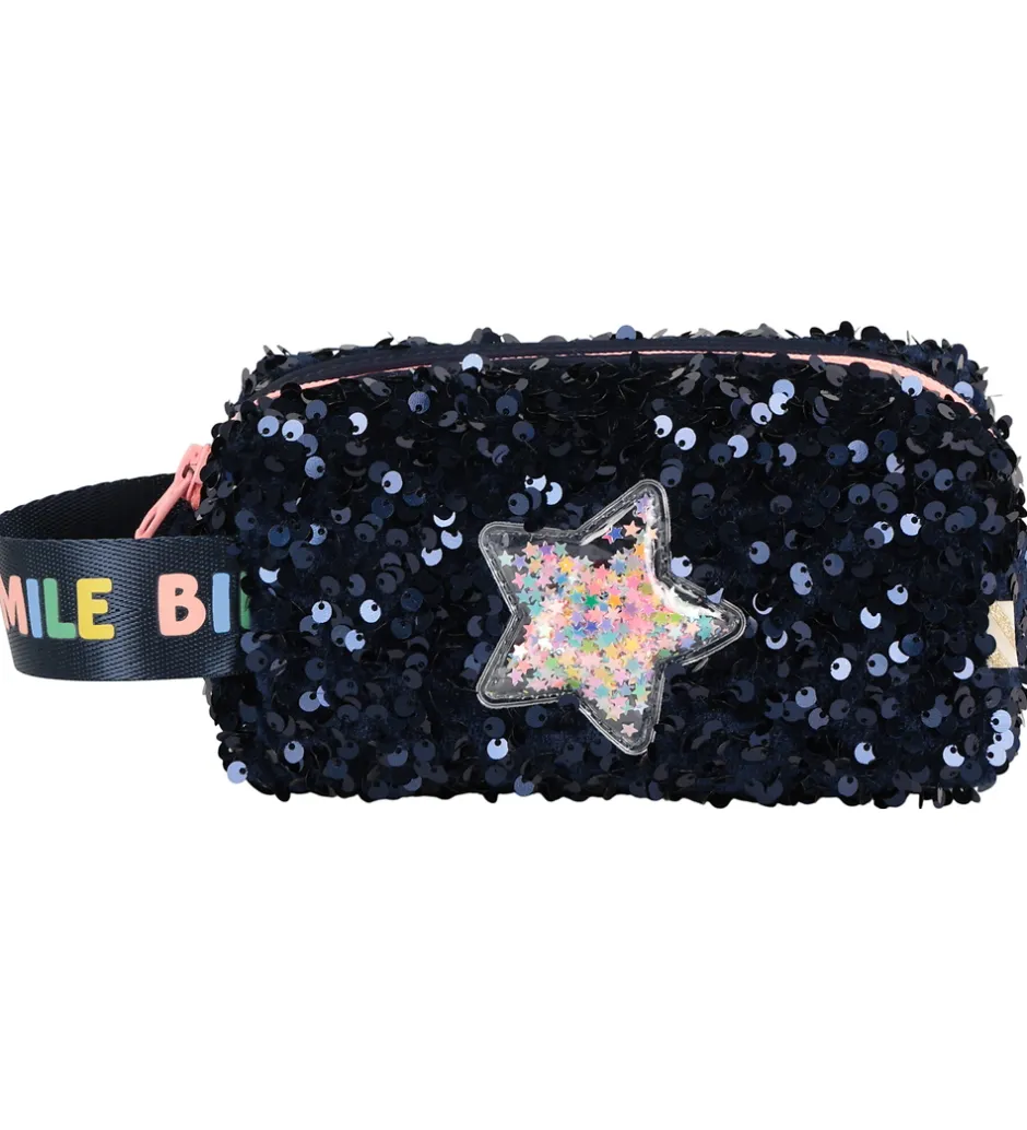 Skole|Penalhuse*Billieblush Penalhus - Navy m. Palietter
