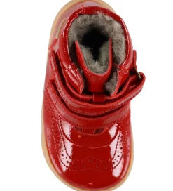 Bisgaard Vinterstøvler - Barefoot - Philine - Tex - Red Patent