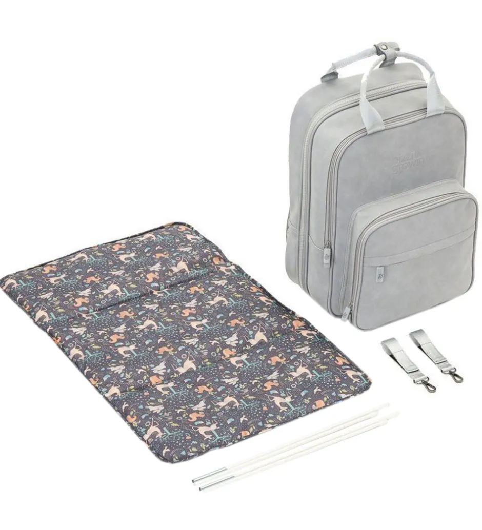 Bizzi Growin Pusletaske/Rejseseng - RucPOD - Whisper Grey