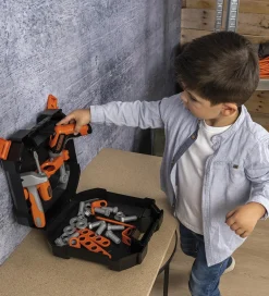 Rolleleg|Legeværktøj*Smoby Black & Decker Værktøjskasse - 36 dele