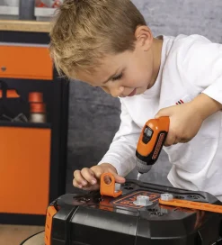 Rolleleg|Legeværktøj*Smoby Black & Decker Værktøjskasse - 36 dele