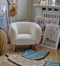 Stole*Bloomingville Loungestol - Cade - Hvid