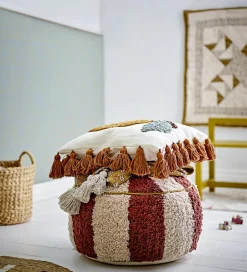 Bloomingville Mini Puf - 44x26 cm - Charoline - Brun