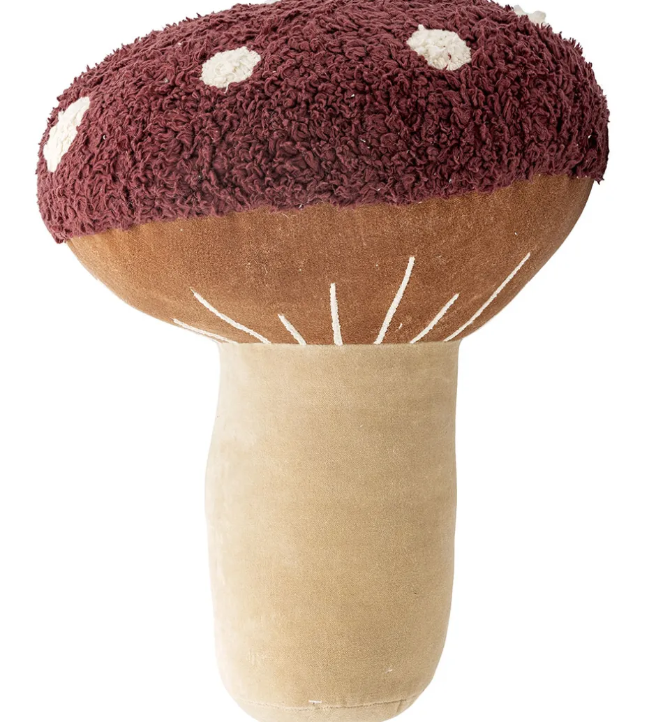 Pyntepuder*Bloomingville Pude - Mushroom - 40x38 cm - Rød